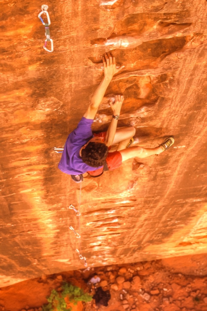 rock climbing kolob canyon, zion national park, utah
