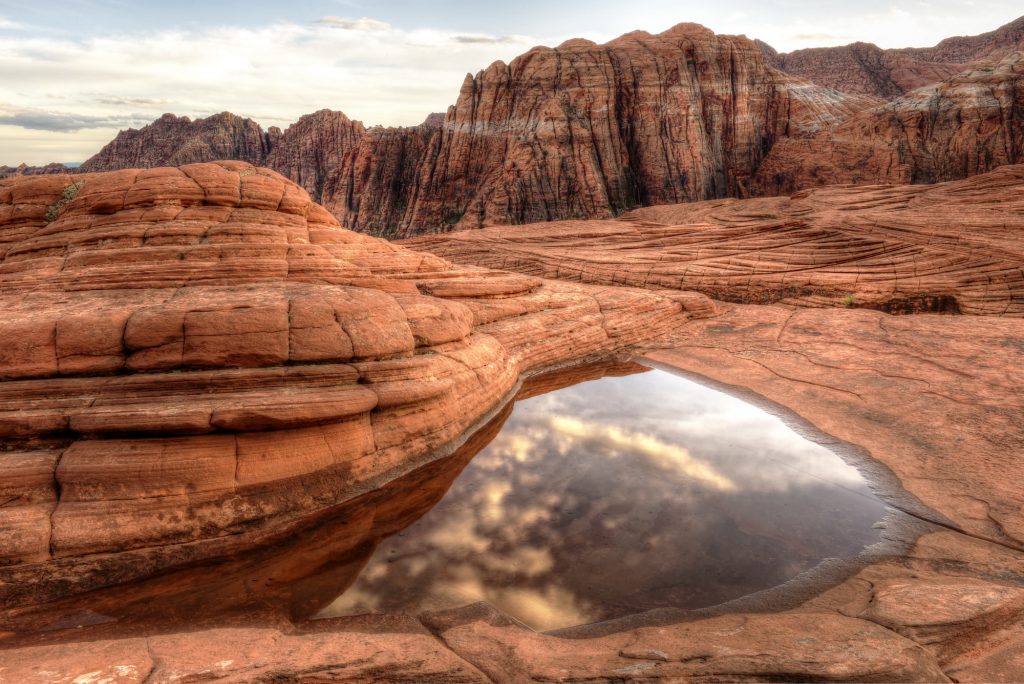 Snow Canyon state park water pocket