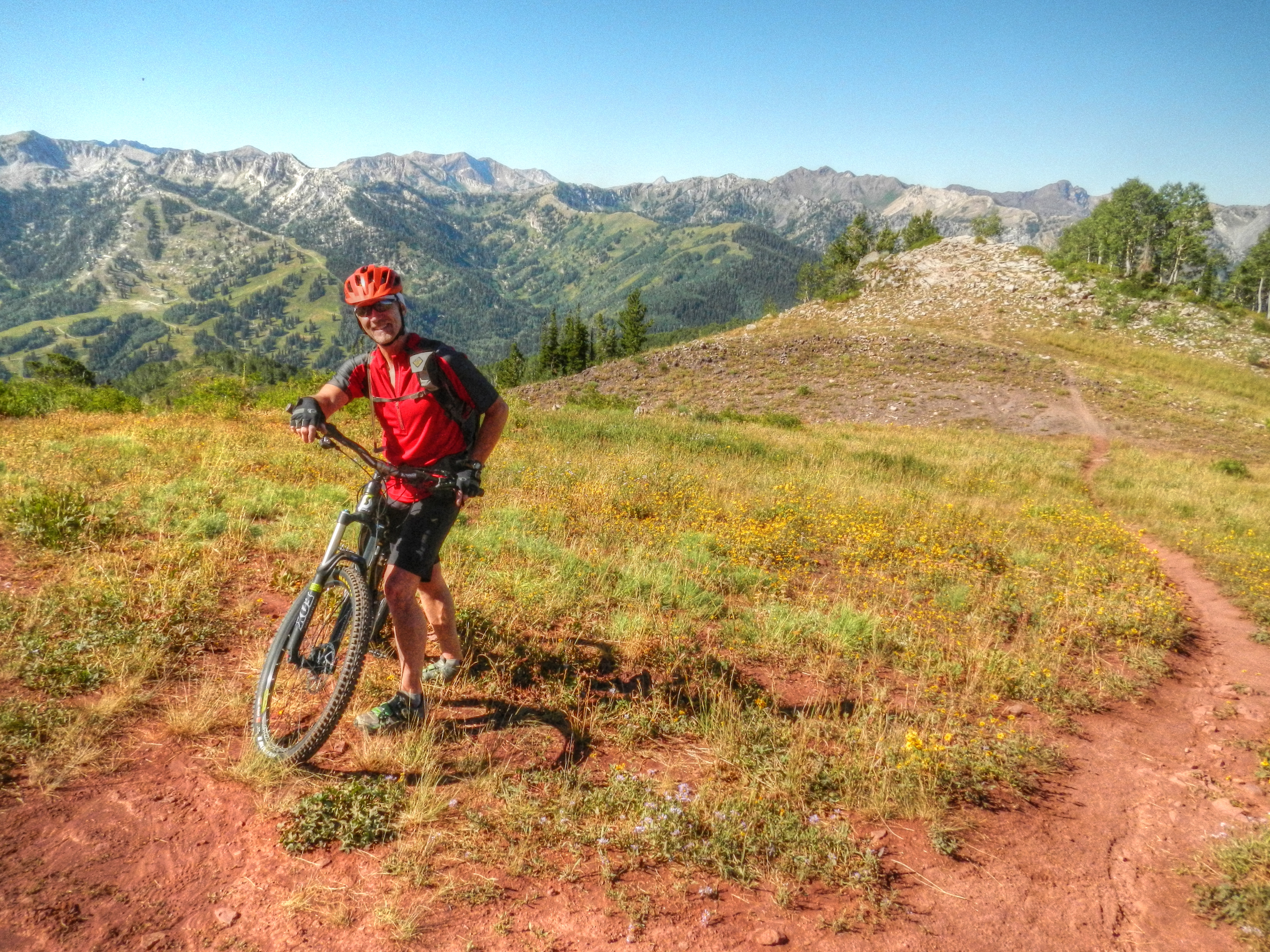 Wasatch crest mountain biking
